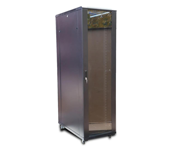 Extralink Szafa rack 42U 800x1000mm czarna stojąca EX.14442 - 734894 - zdjęcie